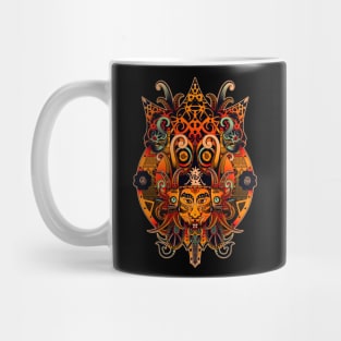 Dayak Warrior Mug